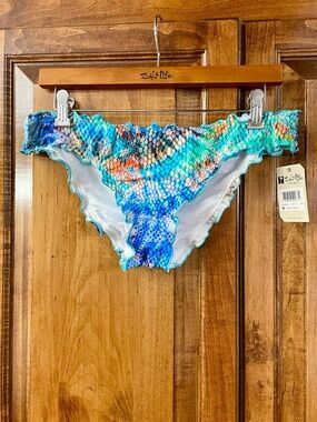 Salt Life Women’s Blue Multicolor Swim Bikini Bottom